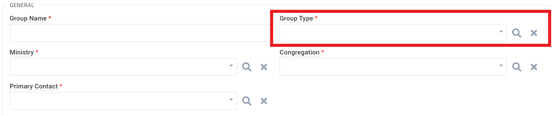 Group Type Navigation Image